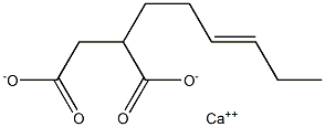 2-(3-Hexenyl)succinic acid calcium salt 结构式