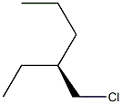 [S,(+)]-1-Chloro-2-ethylpentane Struktur