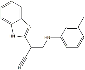 2-(1H-Benzimidazol-2-yl)-3-(3-methylanilino)propenenitrile