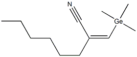 (Z)-2-Hexyl-3-(trimethylgermyl)propenenitrile