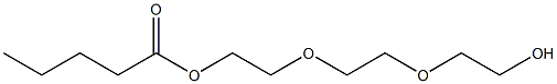 Valeric acid 2-[2-(2-hydroxyethoxy)ethoxy]ethyl ester Struktur