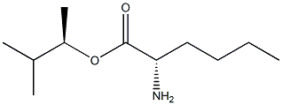 (R)-2-Aminohexanoic acid (S)-1,2-dimethylpropyl ester Structure
