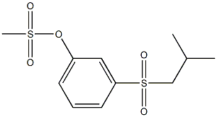 Methanesulfonic acid 3-(2-methylpropylsulfonyl)-phenyl ester