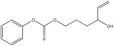 6-[(フェノキシチオカルボニル)オキシ]-1-ヘキセン-3-オール 化学構造式