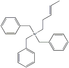 (3-Pentenyl)tribenzylaminium
