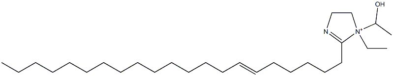 1-Ethyl-2-(6-henicosenyl)-1-(1-hydroxyethyl)-2-imidazoline-1-ium Structure