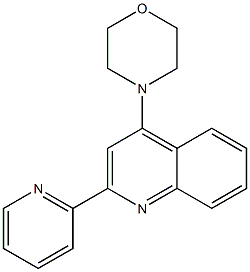 4-Morpholino-2-(2-pyridinyl)quinoline