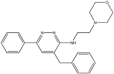 3-(2-Morpholinoethylamino)-4-benzyl-6-phenylpyridazine