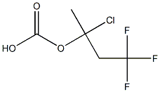 Carbonic acid (2,2,2-trifluoroethyl)(1-chloroethyl) ester 结构式