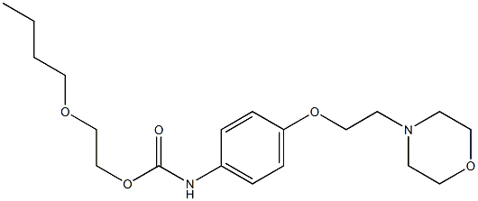 4-(2-Morpholinoethoxy)phenylcarbamic acid 2-butoxyethyl ester
