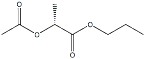 [R,(+)]-2-(Acetyloxy)propionic acid propyl ester Structure
