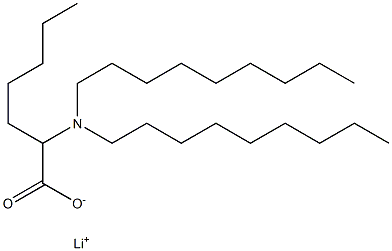 2-(Dinonylamino)heptanoic acid lithium salt