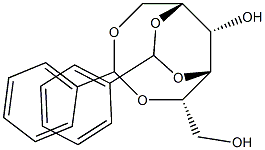 1-O,5-O:2-O,4-O-ジベンジリデン-L-グルシトール 化学構造式