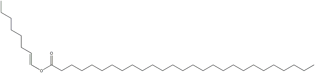 Heptacosanoic acid 1-octenyl ester 结构式