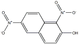 1,6-Dinitro-2-naphthol Structure