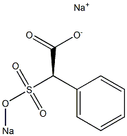 [R,(-)]-Phenyl(sodiosulfo)acetic acid sodium salt Struktur