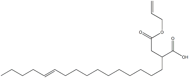 2-(11-Hexadecenyl)succinic acid 1-hydrogen 4-allyl ester 结构式
