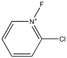 1-フルオロ-2-クロロピリジニウム 化学構造式