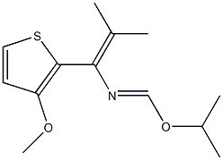  1-(3-Methoxy-2-thienyl)-1-[(isopropyloxy)methyleneamino]-2-methyl-1-propene