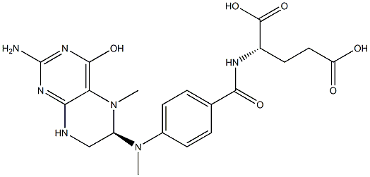 N-[4-[[(6R)-5-Methyl-5,6,7,8-tetrahydro-2-amino-4-hydroxypteridine-6-yl]methylamino]benzoyl]-L-glutamic acid