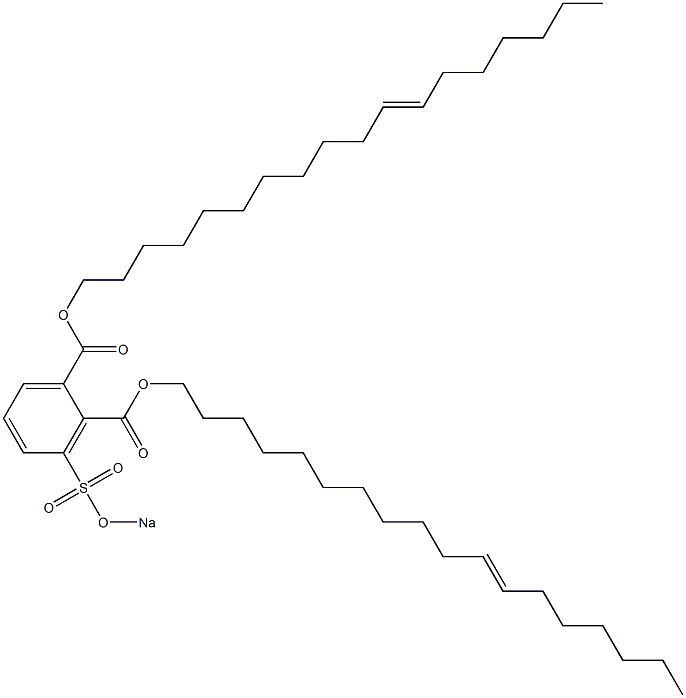  3-(Sodiosulfo)phthalic acid di(11-octadecenyl) ester