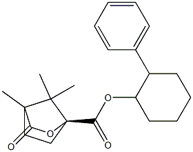 (1S)-4,7,7-Trimethyl-3-oxo-2-oxabicyclo[2.2.1]heptane-1-carboxylic acid 2-phenylcyclohexan-1-yl ester
