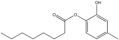 Octanoic acid 2-hydroxy-4-methylphenyl ester