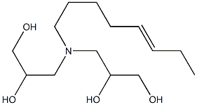 3,3'-(5-Octenylimino)bis(propane-1,2-diol)