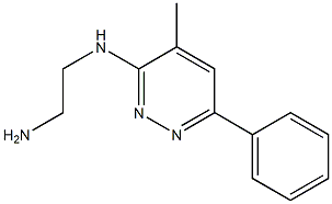3-(2-Aminoethylamino)-4-methyl-6-phenylpyridazine Structure