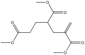 5-Hexene-1,3,5-tricarboxylic acid trimethyl ester 结构式