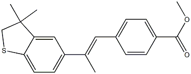 4-[(E)-2-(3,3-Dimethyl-2,3-dihydrobenzo[b]thiophen-5-yl)-1-propenyl]benzoic acid methyl ester|