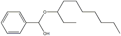 Benzaldehyde ethyloctyl acetal Struktur