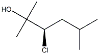 [R,(+)]-3-Chloro-2,5-dimethyl-2-hexanol Struktur