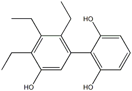 4',5',6'-Triethyl-1,1'-biphenyl-2,3',6-triol