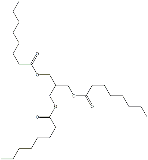 2-[(Octanoyloxy)methyl]-1,3-propanediol dioctanoate Structure