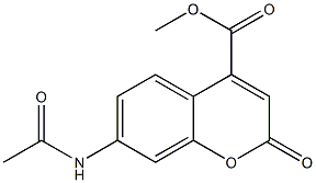 7-(Acetylamino)-2-oxo-2H-1-benzopyran-4-carboxylic acid methyl ester