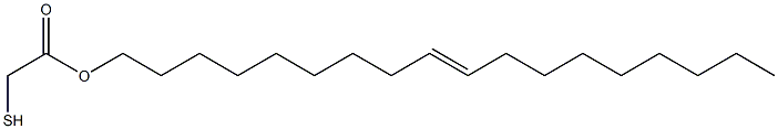 Mercaptoacetic acid 9-octadecenyl ester Struktur