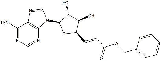 (E)-3-[[(2R,3R,4S,5R)-2-(6-Amino-9H-purin-9-yl)-3,4-dihydroxytetrahydrofuran]-5-yl]propenoic acid benzyl ester