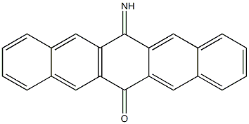 6-イミノペンタセン-13(6H)-オン 化学構造式