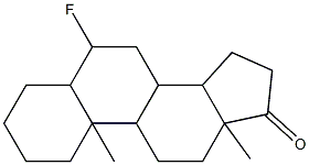 6-Fluoro-10,13-dimethylhexadecahydro-17H-cyclopenta[a]phenanthren-17-one Structure