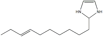 2-(7-デセニル)-4-イミダゾリン 化学構造式