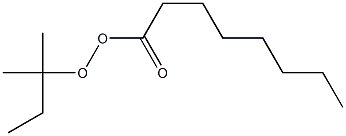 Octaneperoxoic acid 1,1-dimethylpropyl ester Structure