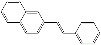 2-[(E)-スチリル]ナフタレン 化学構造式