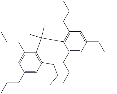 2,2'-Isopropylidenebis(1,3,5-tripropylbenzene) Structure