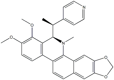 (13R)-12,13-Dihydro-13-[(S)-1-(4-pyridinyl)ethyl]-12-methyl-1,2-dimethoxy[1,3]benzodioxolo[5,6-c]phenanthridine