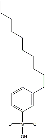 3-Decylbenzenesulfonic acid Struktur