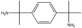 1,4-Bis(1-amino-1-methylethyl)benzene Struktur