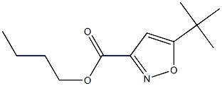 5-tert-Butyl-3-isoxazolecarboxylic acid butyl ester Structure