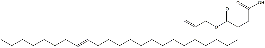 3-(15-Tricosenyl)succinic acid 1-hydrogen 4-allyl ester Structure