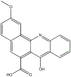 2-Methoxy-7-hydroxybenz[c]acridine-6-carboxylic acid